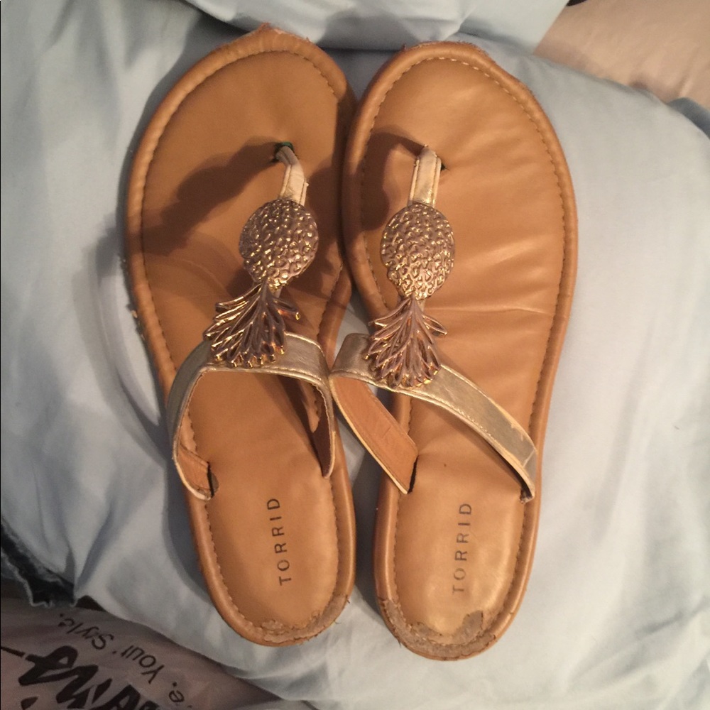 Pineapple torrid sandals
